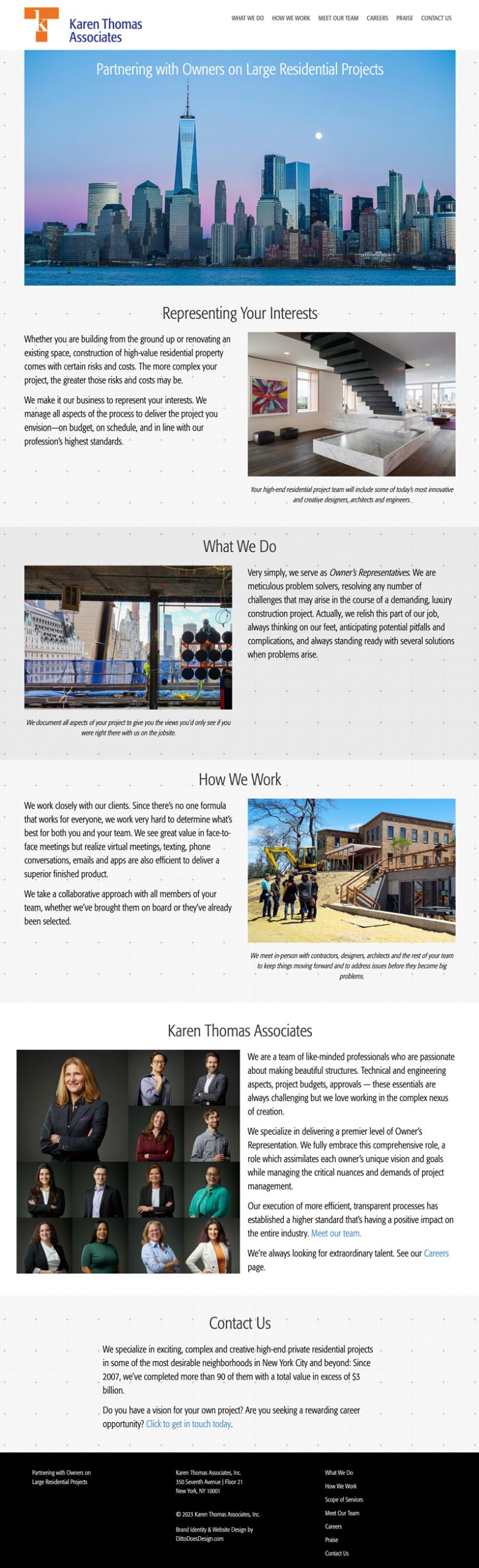 Karen Thomas Associates website